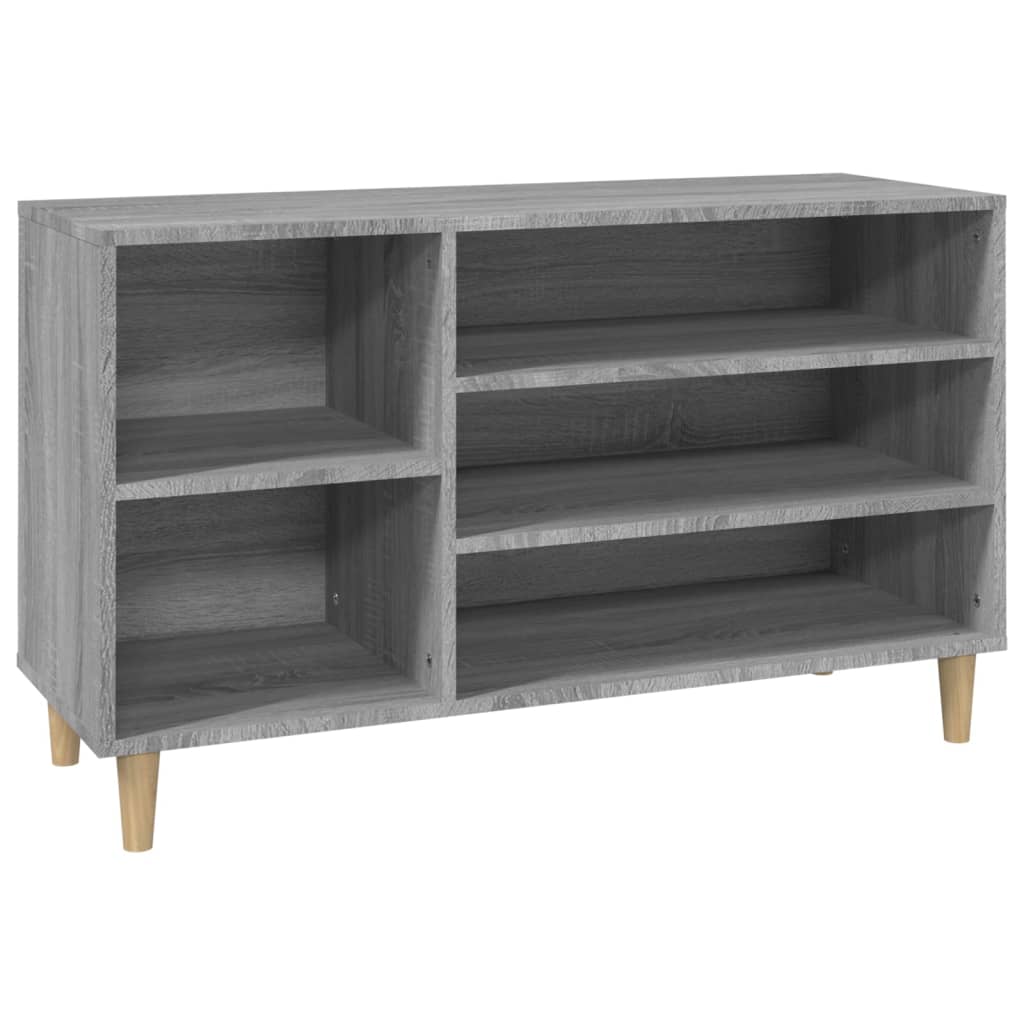 Schuhregal Grau Sonoma 102x36x60 cm Holzwerkstoff - Pazzar.ch