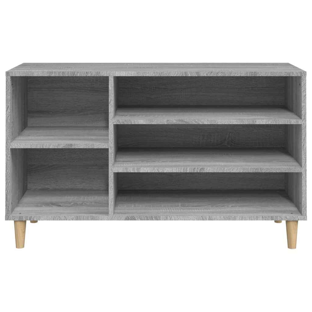 Schuhregal Grau Sonoma 102x36x60 cm Holzwerkstoff - Pazzar.ch
