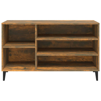 Schuhregal Räuchereiche 102x36x60 cm Holzwerkstoff - Pazzar.ch