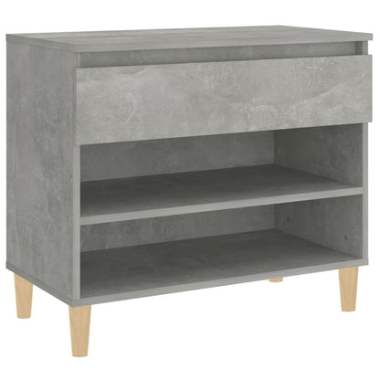 Schuhregal Betongrau 70x36x60 cm Holzwerkstoff - Pazzar.ch