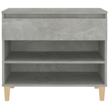 Schuhregal Betongrau 70x36x60 cm Holzwerkstoff - Pazzar.ch