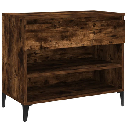 Schuhregal Räuchereiche 70x36x60 cm Holzwerkstoff - Pazzar.ch