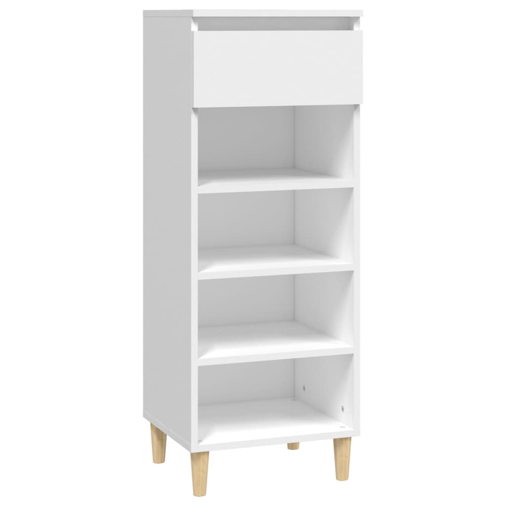 Schuhschrank Weiß 40x36x105 cm Holzwerkstoff - Pazzar.ch