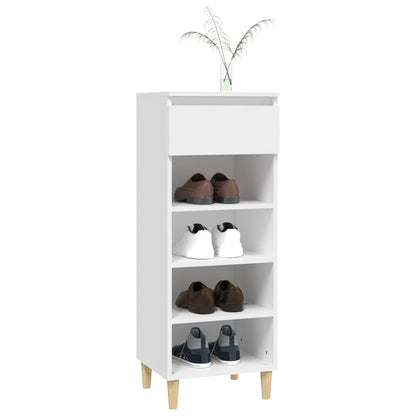 Schuhschrank Weiß 40x36x105 cm Holzwerkstoff - Pazzar.ch
