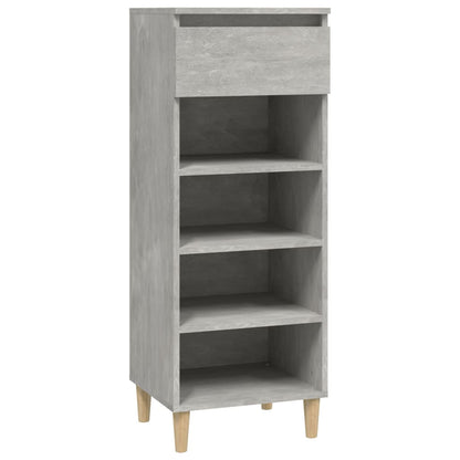 Schuhschrank Betongrau 40x36x105 cm Holzwerkstoff - Pazzar.ch