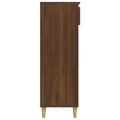 Schuhschrank Braun Eichen-Optik 40x36x105 cm Holzwerkstoff - Pazzar.ch
