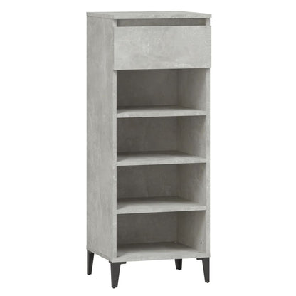 Schuhregal Betongrau 40x36x105 cm Holzwerkstoff - Pazzar.ch