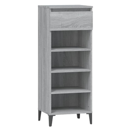 Schuhregal Grau Sonoma 40x36x105 cm Holzwerkstoff - Pazzar.ch