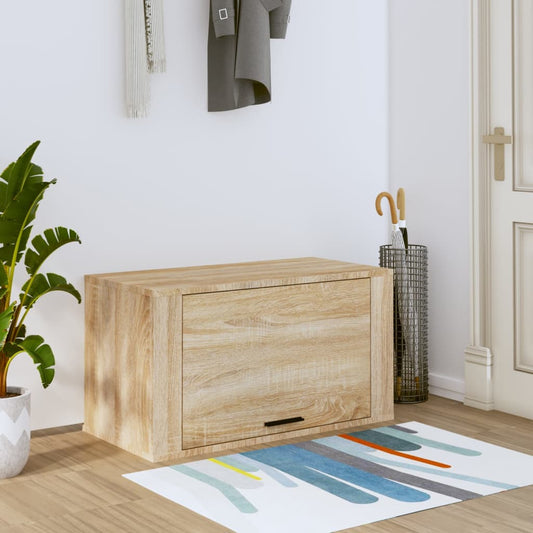 Wand-Schuhschrank Sonoma-Eiche 70x35x38 cm Holzwerkstoff - Pazzar.ch