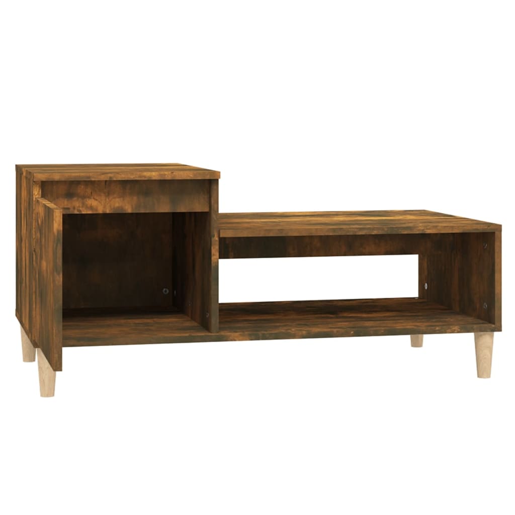 Couchtisch Räuchereiche 100x50x45 cm Holzwerkstoff - Pazzar.ch