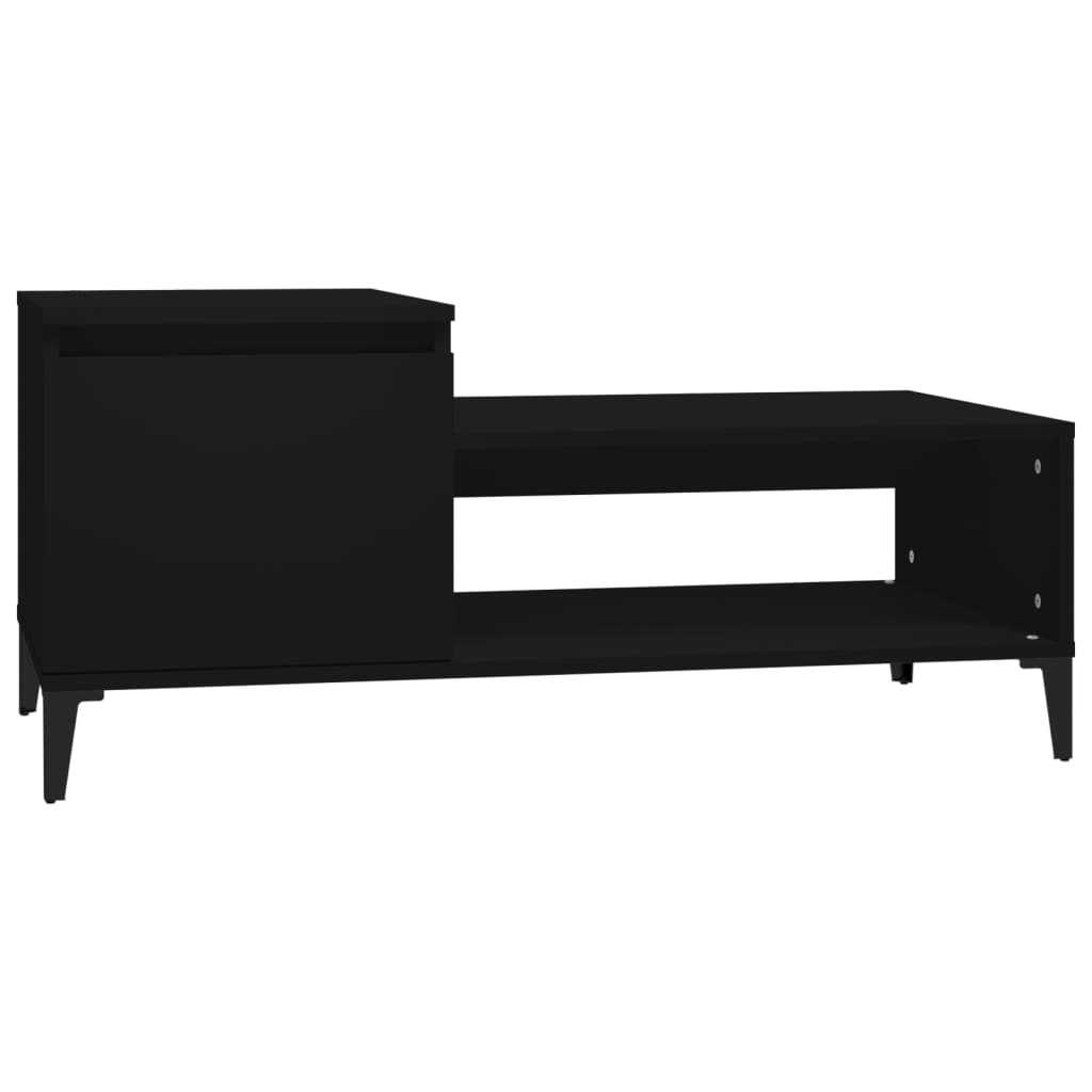 Couchtisch Schwarz 100x50x45 cm Holzwerkstoff - Pazzar.ch