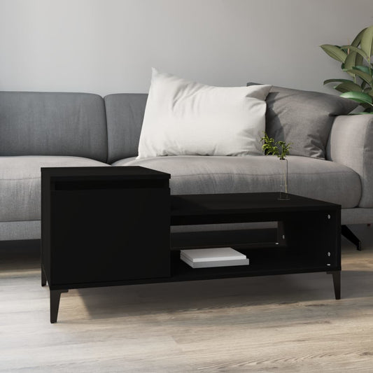 Couchtisch Schwarz 100x50x45 cm Holzwerkstoff - Pazzar.ch