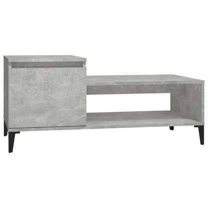 Couchtisch Betongrau 100x50x45 cm Holzwerkstoff - Pazzar.ch
