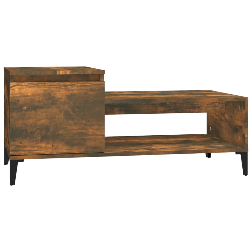 Couchtisch Räuchereiche 100x50x45 cm Holzwerkstoff - Pazzar.ch