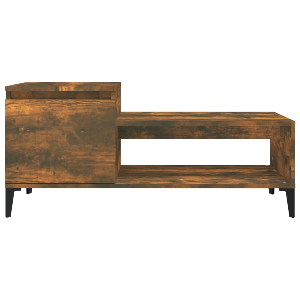 Couchtisch Räuchereiche 100x50x45 cm Holzwerkstoff - Pazzar.ch