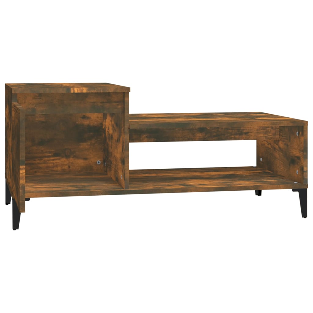 Couchtisch Räuchereiche 100x50x45 cm Holzwerkstoff - Pazzar.ch
