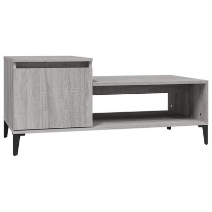 Couchtisch Grau Sonoma 100x50x45 cm Holzwerkstoff - Pazzar.ch