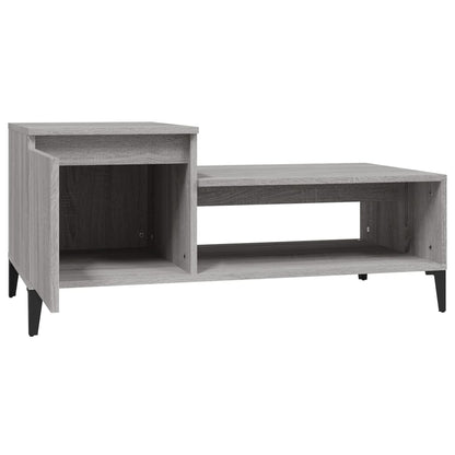 Couchtisch Grau Sonoma 100x50x45 cm Holzwerkstoff - Pazzar.ch