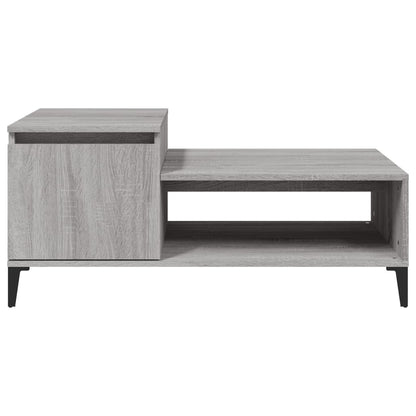 Couchtisch Grau Sonoma 100x50x45 cm Holzwerkstoff - Pazzar.ch