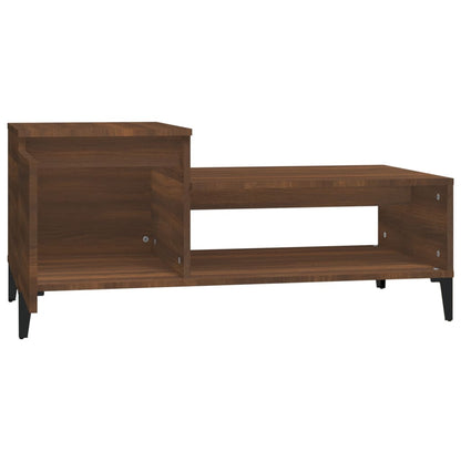 Couchtisch Braun Eichen-Optik 100x50x45 cm Holzwerkstoff - Pazzar.ch