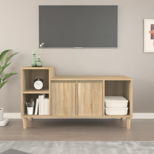 TV-Schrank Sonoma-Eiche 100x35x55 cm Holzwerkstoff - Pazzar.ch