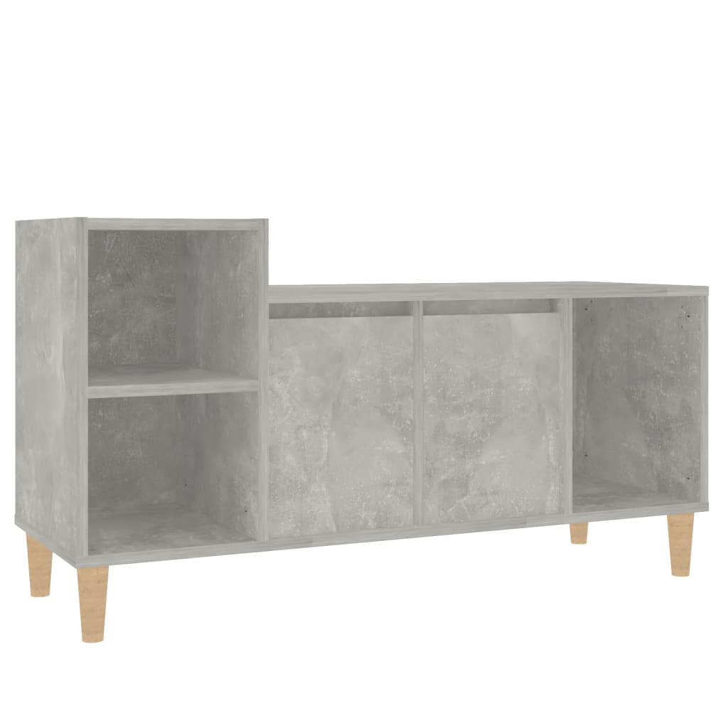 TV-Schrank Betongrau 100x35x55 cm Holzwerkstoff - Pazzar.ch