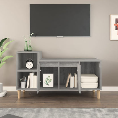 TV-Schrank Grau Sonoma 100x35x55 cm Holzwerkstoff - Pazzar.ch