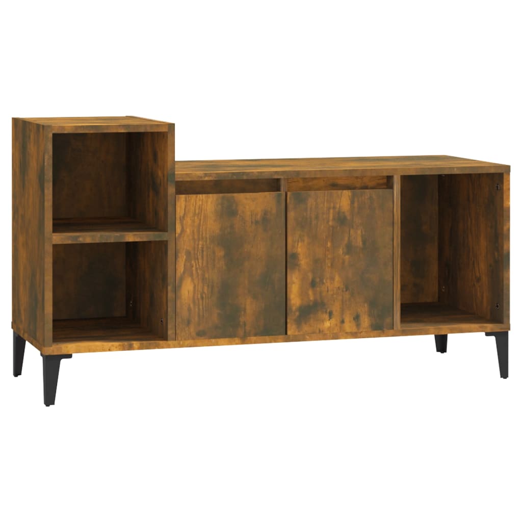TV-Schrank Räuchereiche 100x35x55 cm Holzwerkstoff - Pazzar.ch