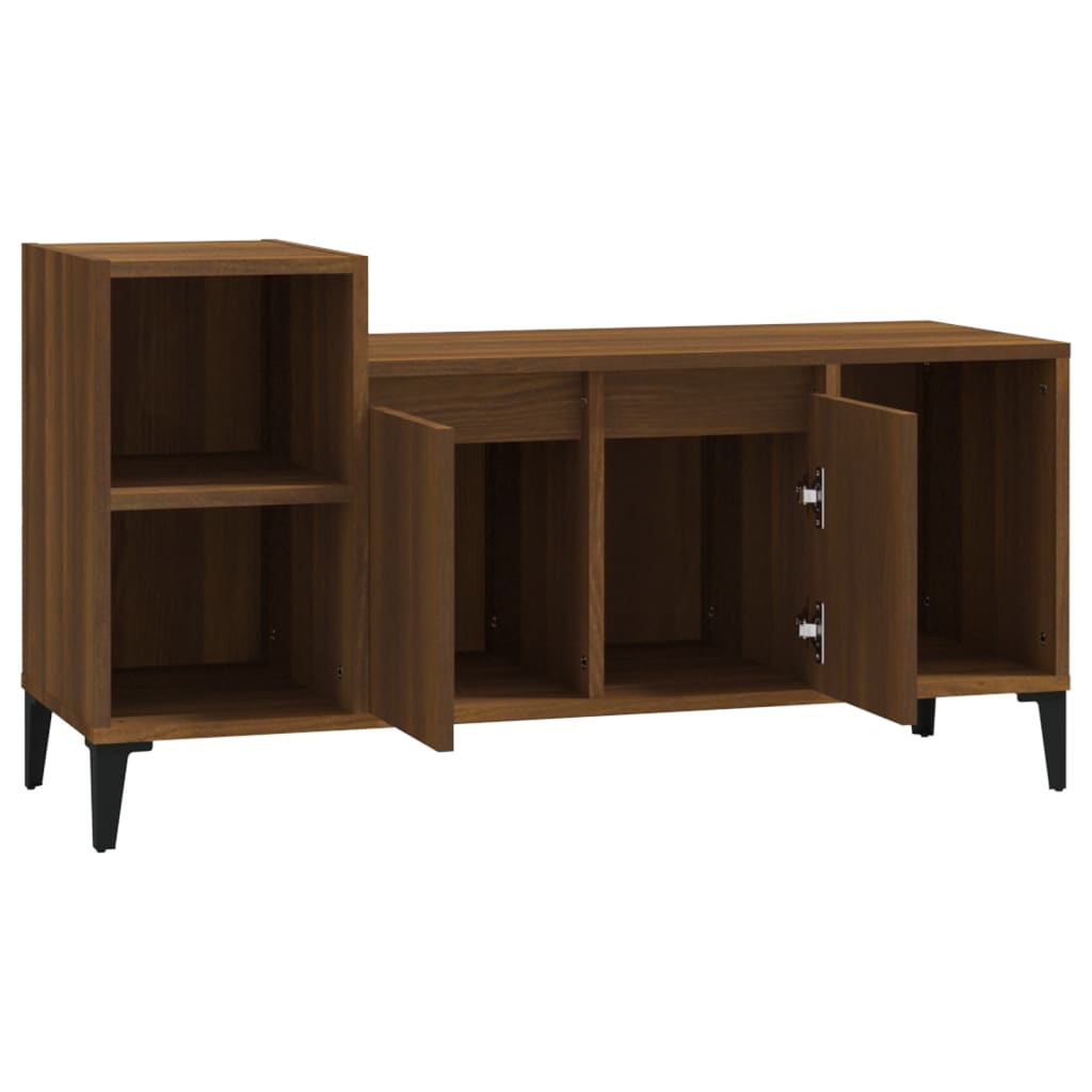 TV-Schrank Braun Eichen-Optik 100x35x55 cm Holzwerkstoff - Pazzar.ch