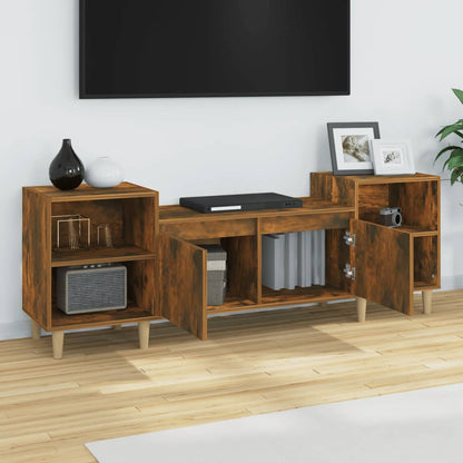 TV-Schrank Räuchereiche 160x35x55 cm Holzwerkstoff - Pazzar.ch