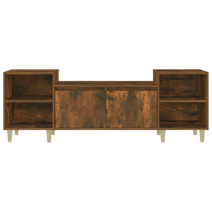 TV-Schrank Räuchereiche 160x35x55 cm Holzwerkstoff - Pazzar.ch