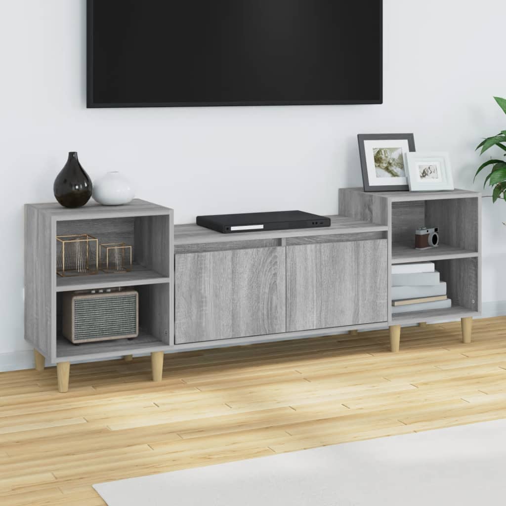 TV-Schrank Grau Sonoma 160x35x55 cm Holzwerkstoff - Pazzar.ch