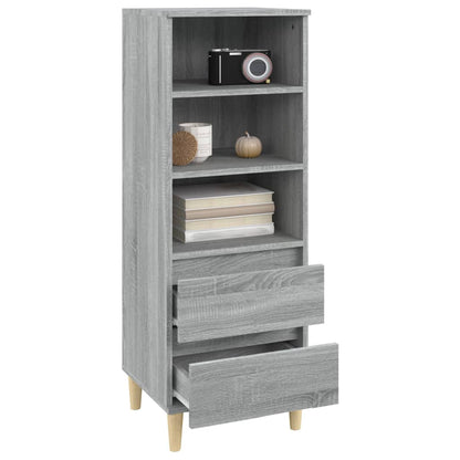 Highboard Grau Sonoma 40x36x110 cm Holzwerkstoff - Pazzar.ch