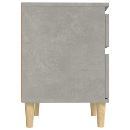 Nachttische 2 Stk. Betongrau 40x35x50 cm - Pazzar.ch