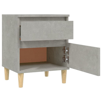Nachttische 2 Stk. Betongrau 40x35x50 cm - Pazzar.ch