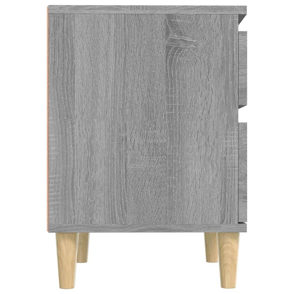 Nachttische 2 Stk. Grau Sonoma 40x35x50 cm - Pazzar.ch