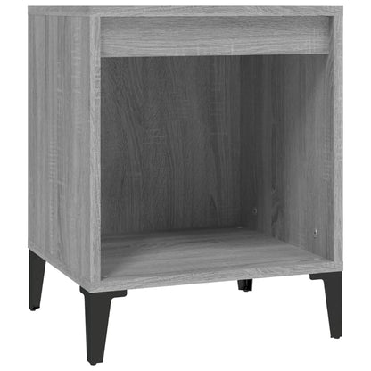 Nachttische 2 Stk. Grau Sonoma 40x35x50 cm - Pazzar.ch