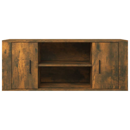 TV-Schrank Räuchereiche 100x35x40 cm Holzwerkstoff - Pazzar.ch