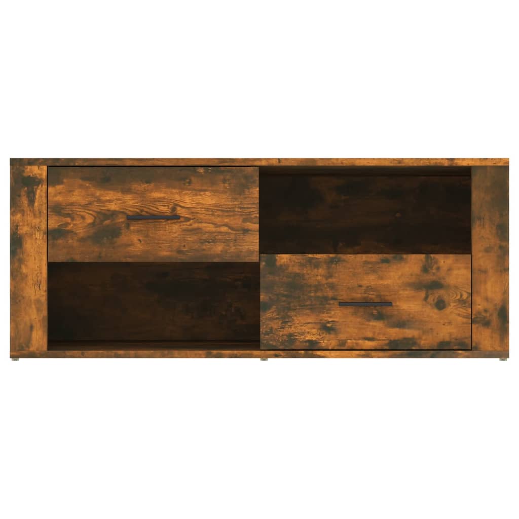 TV-Schrank Räuchereiche 100x35x40 cm Holzwerkstoff - Pazzar.ch