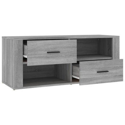TV-Schrank Grau Sonoma 100x35x40 cm Holzwerkstoff - Pazzar.ch