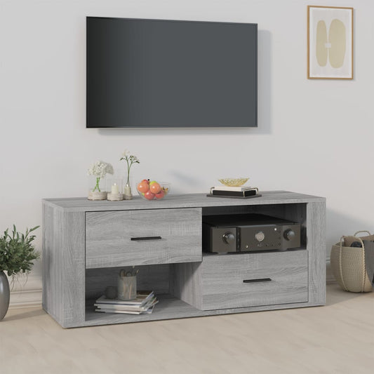 TV-Schrank Grau Sonoma 100x35x40 cm Holzwerkstoff - Pazzar.ch