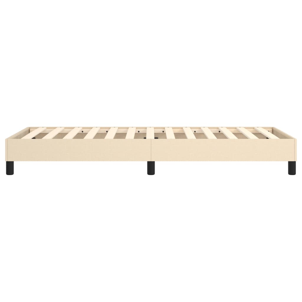 Boxspringbett Creme 90x200 cm Stoff - Pazzar.ch