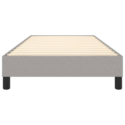 Boxspringbett Hellgrau 100x200 cm Stoff - Pazzar.ch