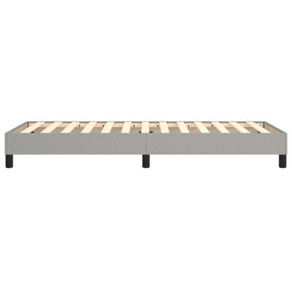 Boxspringbett Hellgrau 100x200 cm Stoff - Pazzar.ch