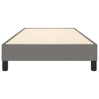Boxspringbett Dunkelgrau 100x200 cm Stoff - Pazzar.ch