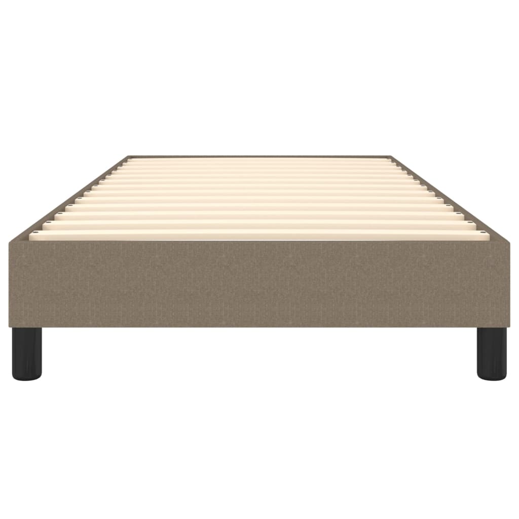 Boxspringbett Taupe 100x200 cm Stoff - Pazzar.ch