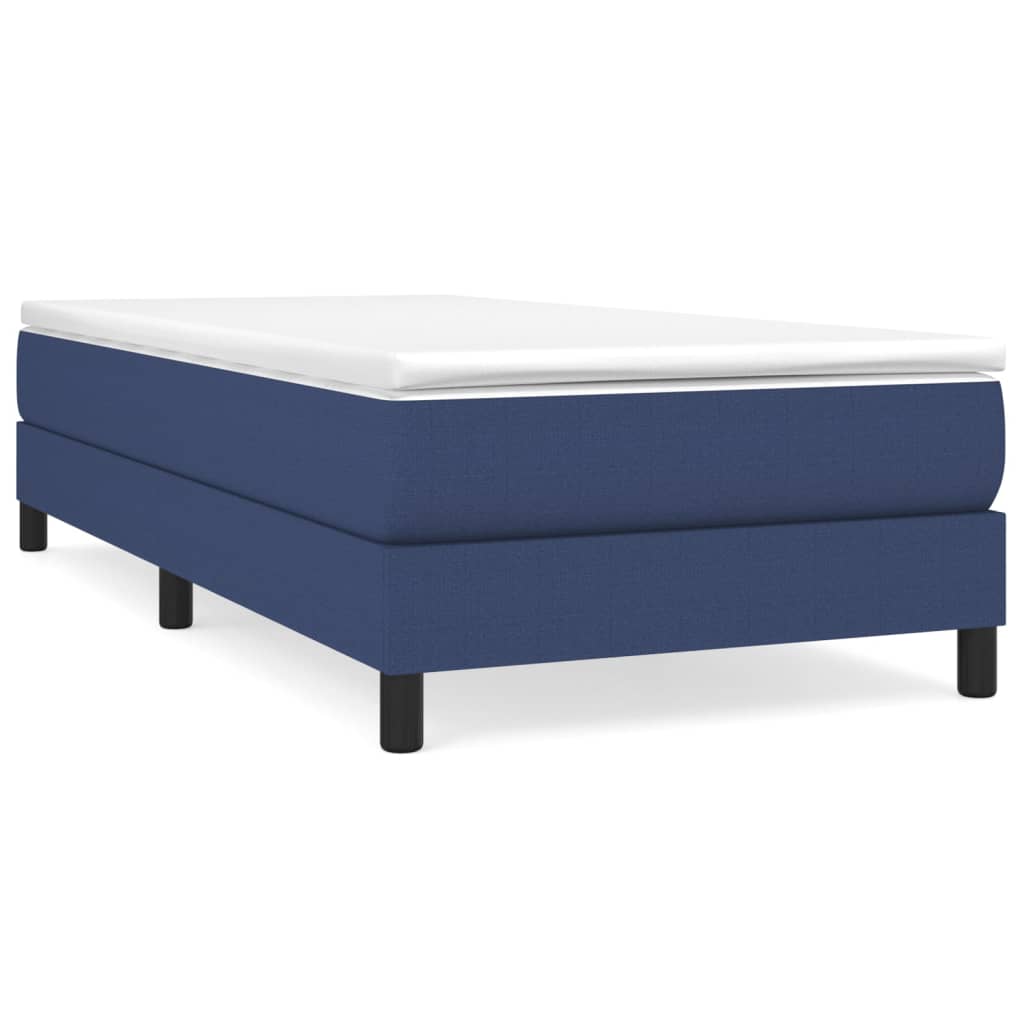 Boxspringbett Blau 100x200 cm Stoff - Pazzar.ch