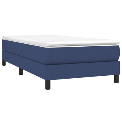 Boxspringbett Blau 100x200 cm Stoff - Pazzar.ch