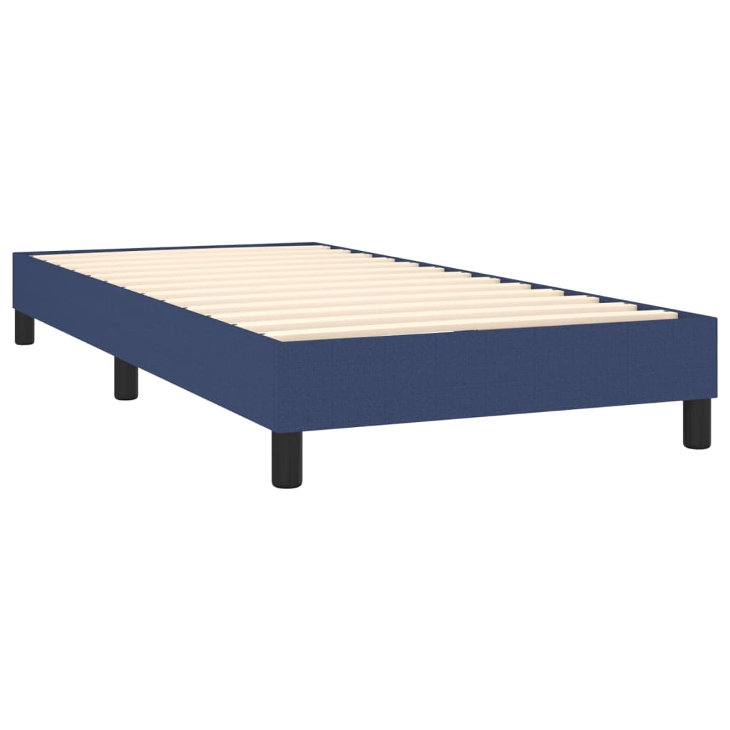 Boxspringbett Blau 100x200 cm Stoff - Pazzar.ch