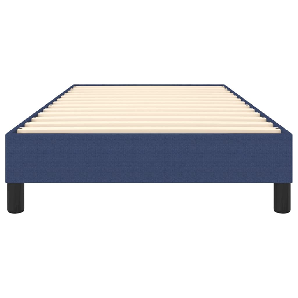 Bettgestell ohne Matratze Blau 100x200 cm Stoff